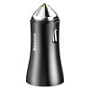 Baseus Golden nabíječka do auta 2 x USB 2,4A černá CCALL-DZ01