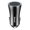 Baseus Golden nabíječka do auta 2 x USB 2,4A černá CCALL-DZ01
