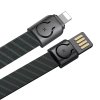 Baseus 2v1 poutko + USB kabel - iPhone Lightning / 0,35m / 2,4A black CALJL-AW1