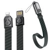 Baseus 2v1 poutko + USB kabel - iPhone Lightning / 0,35m / 2,4A black CALJL-AW1