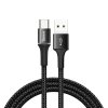 Baseus Halo svítící USB kabel - USB-C / 3m / 2A black CATGH-E01