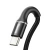 Baseus Halo svítící USB kabel - USB-C / 3m / 2A black CATGH-E01