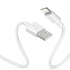 Dudao L4L USB kabel - iPhone Lightning / 1m / 2,1A white