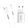 Dudao A2EU nabíječka do sítě 2x USB 5V / 2,4A + kabel USB-C bílá
