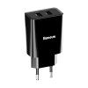 Baseus nabíječka 2x USB 2,1A / 10,5W CCFS-R01 černá