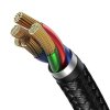 Baseus Cafule kabel USB-C PD + USB / Apple Lightning 1,2m / 18W / 2,4A grey CATKLF-ELG1
