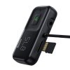 Baseus CCMT000201 FM transmitter / 2x USB 3,1A / BT5.0 / Micro SD - černý