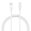 Baseus Superior CATYS-A02 USB kabel - USB-C / 2m / 6A / 66W bílý