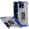 Crystal Ring Case pouzdro / kryt se stojánkem pro iPhone 13 PRO MAX, modrá