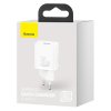 Baseus nabíječka CCSUP-J02 USB-C PD / QC / 30W white / bílá