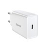Baseus nabíječka CCFS-SN02 USB-C PD / QC / 20W / 3A white / bílá
