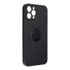 Silicone RING 3v1 pouzdro / kryt pro Apple iPhone 12 PRO MAX, černá