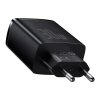 Baseus nabíječka CCXJ-E01 2x USB + USB-C PD / QC / 30W / 3A black / černá