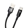 Wozinsky WUC-C2B USB kabel USB-C / 2m / 2,4A černý