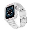 Protect řemínek + kryt k Apple Watch 1/2/3/4/5/6/7/8/9/SE - 38/40/41mm white / white