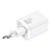 Baseus CCSUPP-E02 Super PRO Fast nabíječka USB + USB-C PD 30W / QC bílá