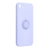 Silicone RING Case pouzdro 3v1 pro Apple iPhone 7 / 8 / SE 2020 / 2022 violet