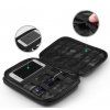 Ugreen cestovní organizér na kabely / HDD / SSD / elektroniku 24,5 × 17,5 × 5 cm, černá
