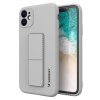 Wozinsky Kickstand Case pouzdro / kryt s opěrkou 3v1 pro Apple iPhone 12 (6,1") grey