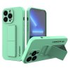 Wozinsky Kickstand Case pouzdro / kryt s opěrkou 3v1 pro Apple iPhone 13 Mini (5,4") mint