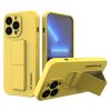 Wozinsky Kickstand Case pouzdro / kryt s opěrkou 3v1 pro Apple iPhone 13 Mini 5,4" yellow