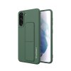 Wozinsky Kickstand Case pouzdro / kryt s opěrkou 3v1 pro Samsung Galaxy S21 Plus 5G green