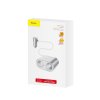 Baseus High Efficiency nabíječka do auta 2 x USB / 3,1A + 2x autozásuvka (80W) silver