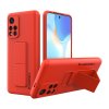 Wozinsky Kickstand Case pouzdro / kryt s opěrkou 3v1 pro Xiaomi RedMi 10 (2022) red