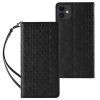Knížkové pouzdro Smart Strap pro Apple iPhone 12, černá