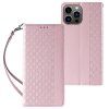 Knížkové pouzdro Smart Strap pro Apple iPhone 13 PRO MAX, růžová