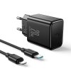 Joyroom JR-TCF06 nabíječka USB-C PD + kabel USB-C PD - iPhone Lightning / 20W / černá