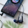HOCO M72 handsfree sluchátka / iOS + Android / 3,5mm jack / modré