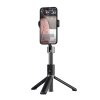 Dudao F18B selfie tyč / stativ / tripod / bluetooth ovladač / 30-110cm / černá