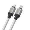 Baseus CoolPlay CAKW000002 kabel USB-C PD / Apple Lightning 1m / 20W bílý