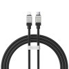 Baseus CoolPlay CAKW000101 kabel USB-C PD / Apple Lightning 2m / 20W černý
