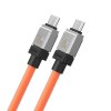 Baseus CoolPlay CAKW000207 kabel USB-C PD / USB-C / 1m / 100W oranžový
