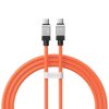 Baseus CoolPlay CAKW000207 kabel USB-C PD / USB-C / 1m / 100W oranžový