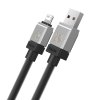 Baseus CoolPlay CAKW000501 kabel USB / Apple Lightning 2m / 2,4A černý