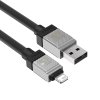 Baseus CoolPlay CAKW000501 kabel USB / Apple Lightning 2m / 2,4A černý