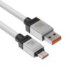Baseus CoolPlay CAKW000702 kabel USB / USB-C / 2m / 100W bílý