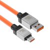 Baseus CoolPlay CAKW000707 kabel USB / USB-C / 2m / 100W oranžový