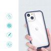 Clear Hybrid Armor Case pouzdro / kryt pro Apple iPhone 13 Mini, modrá