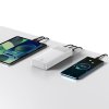 Baseus Bipow Powerbanka 20000mAh / 15W / 2x USB / USB-C / Micro USB bílá PPBD050102