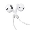 Joyroom JR-EW01 handsfree sluchátka iOS / Android - univerzální 3,5mm white / bílé