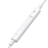 Joyroom JR-EW01 handsfree sluchátka iOS / Android - univerzální 3,5mm white / bílé