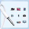Joyroom JR-EW01 handsfree sluchátka iOS / Android - univerzální 3,5mm white / bílé