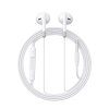 Joyroom JR-EW01 handsfree sluchátka iOS / Android - univerzální 3,5mm white / bílé