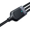 Joyroom S-1T3018A18 USB kabel 3v1 Micro USB / USB-C / Apple Lightning / 1,2m / 3,5A