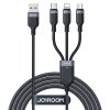 Joyroom S-1T3018A18 USB kabel 3v1 Micro USB / USB-C / Apple Lightning / 1,2m / 3,5A