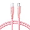 Joyroom SA34-CC3 kabel USB-C - USB-C / 1m / 60W / růžový